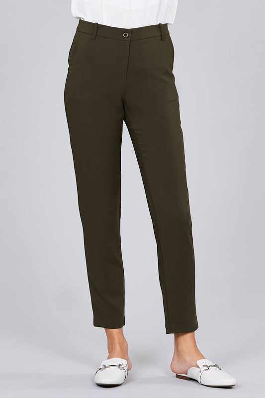 Seam Side Pocket Classic Long Pants - Absolute Fashion 2020