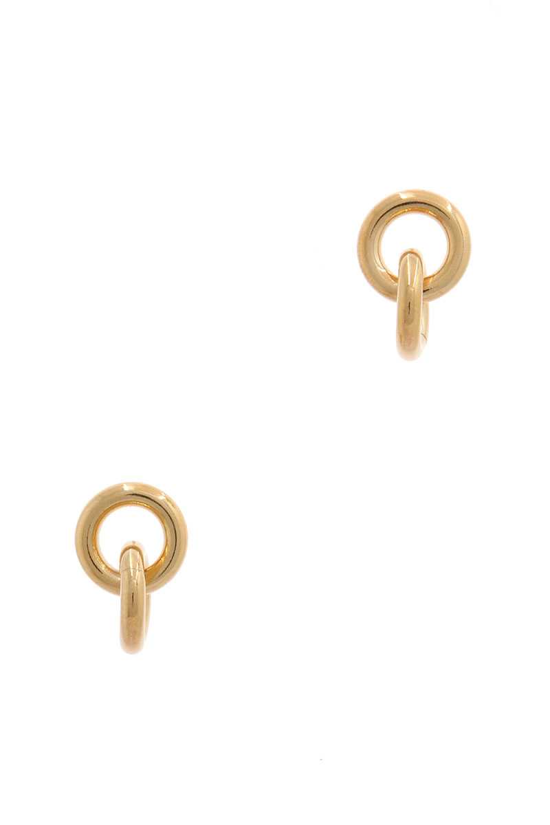 Double Circle Drop Earring - Absolute Fashion 2020