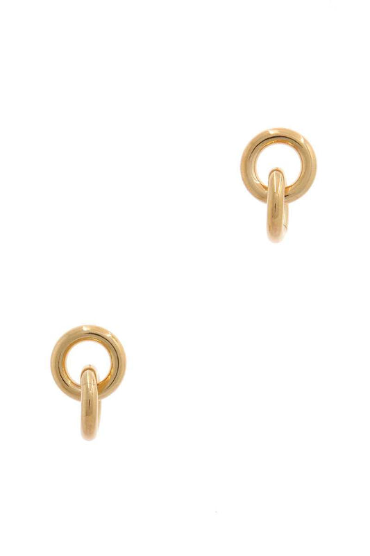 Double Circle Drop Earring - Absolute Fashion 2020