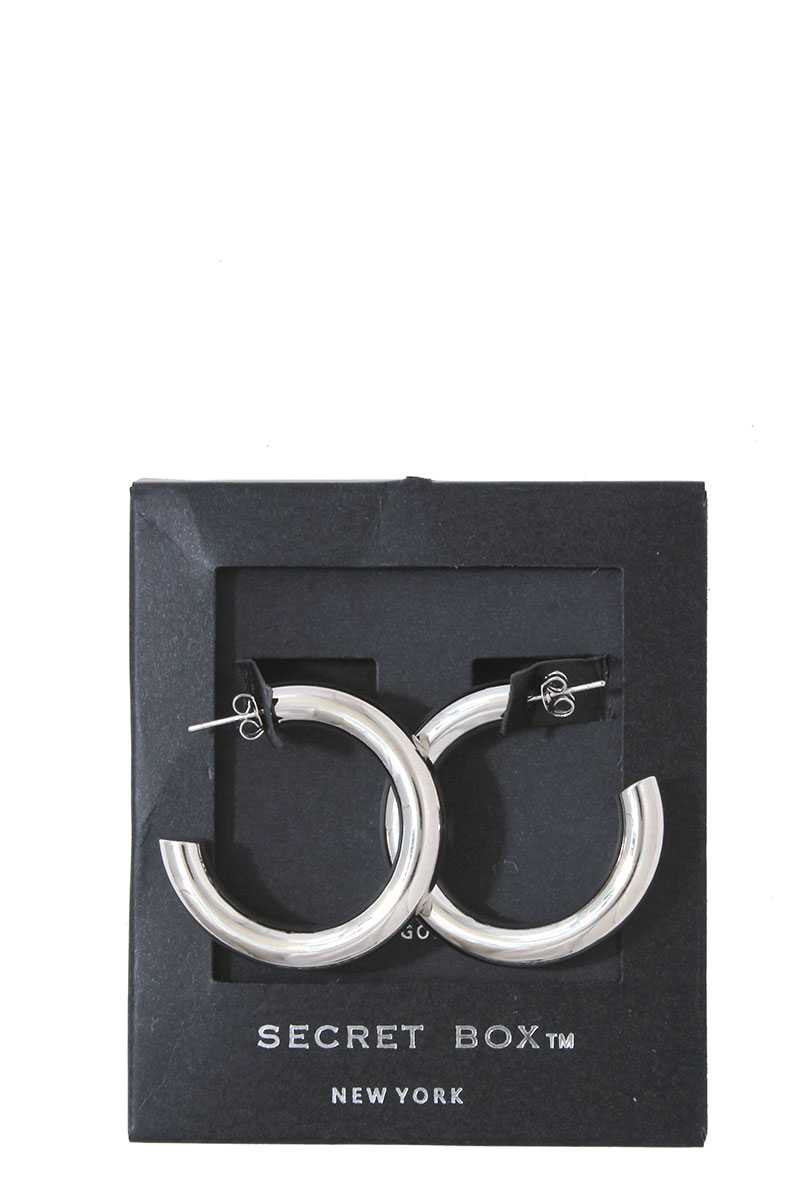 Tube Open Hoop Earring - Absolute Fashion 2020