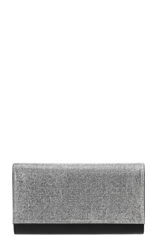 Stylish Multi Rhinestone Party Clutch With Chain - Absolute Fashion 2020