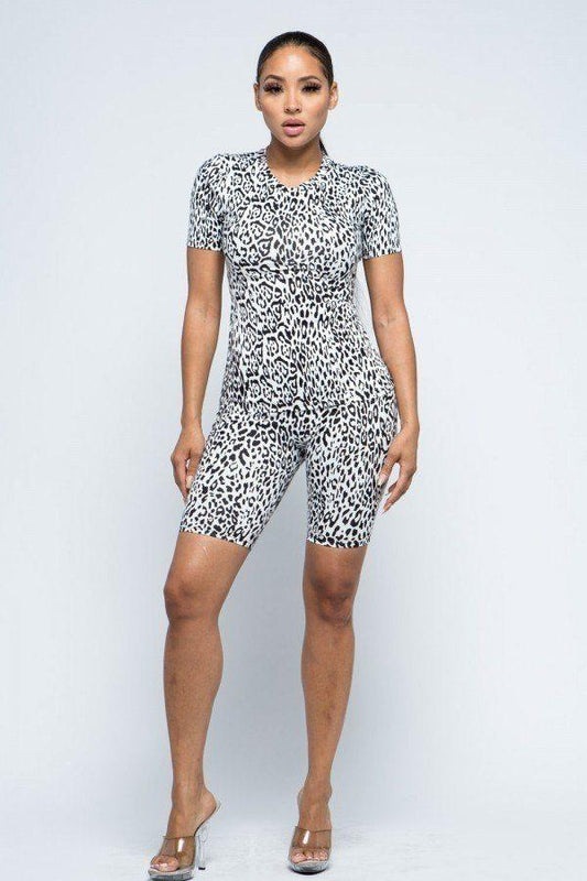 Brushed Short Sleeve Top And Biker Pants And Face Mask Set - Absolute Fashion 2020