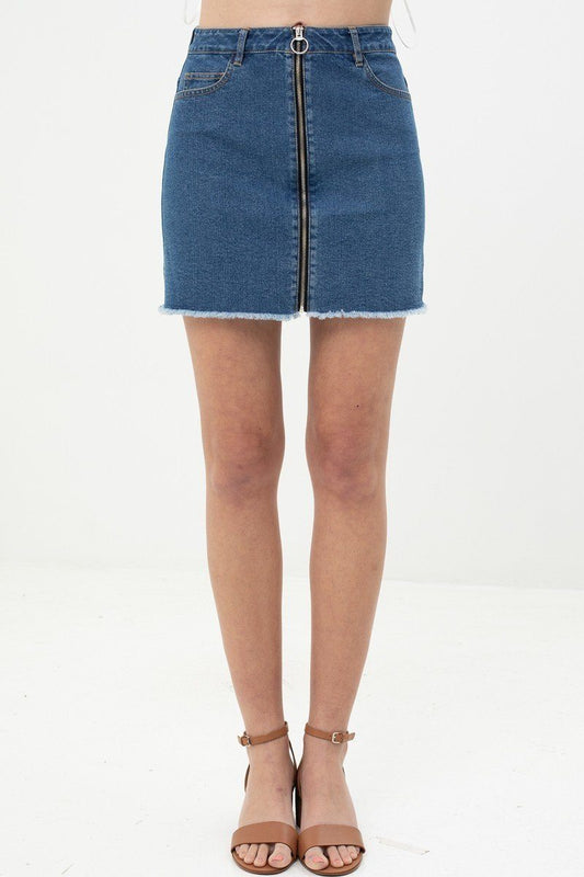 Unique Design Denim Skirt - Absolute Fashion 2020