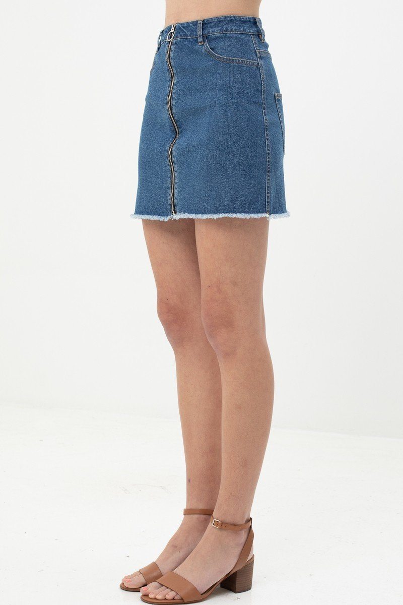 Unique Design Denim Skirt - Absolute Fashion 2020