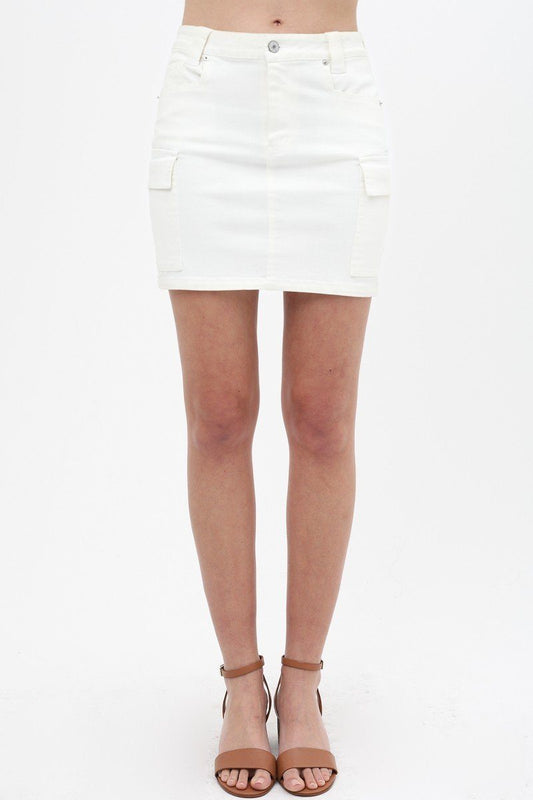 Cargo Cotton Span Mini Skirt - Absolute Fashion 2020