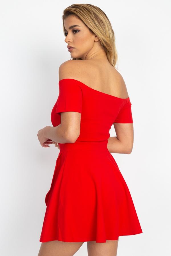 Fit & Flare Off Shoulder Romper - Absolute Fashion 2020