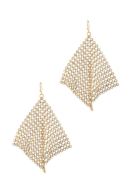 Stylish Movable Rhinestone Sequence Earring - Absolute Fashion 2020