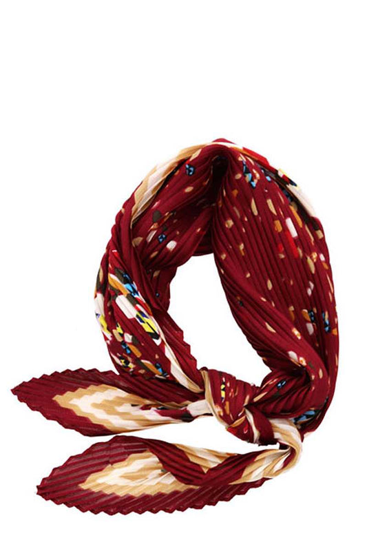 Stylish Fleeted Floral Print Bandanna - Absolute Fashion 2020