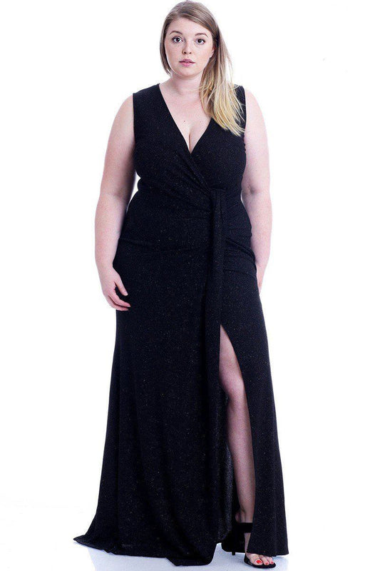 Stretch Hukuru Glitter Mermaid Maxi Dress - Absolute Fashion 2020