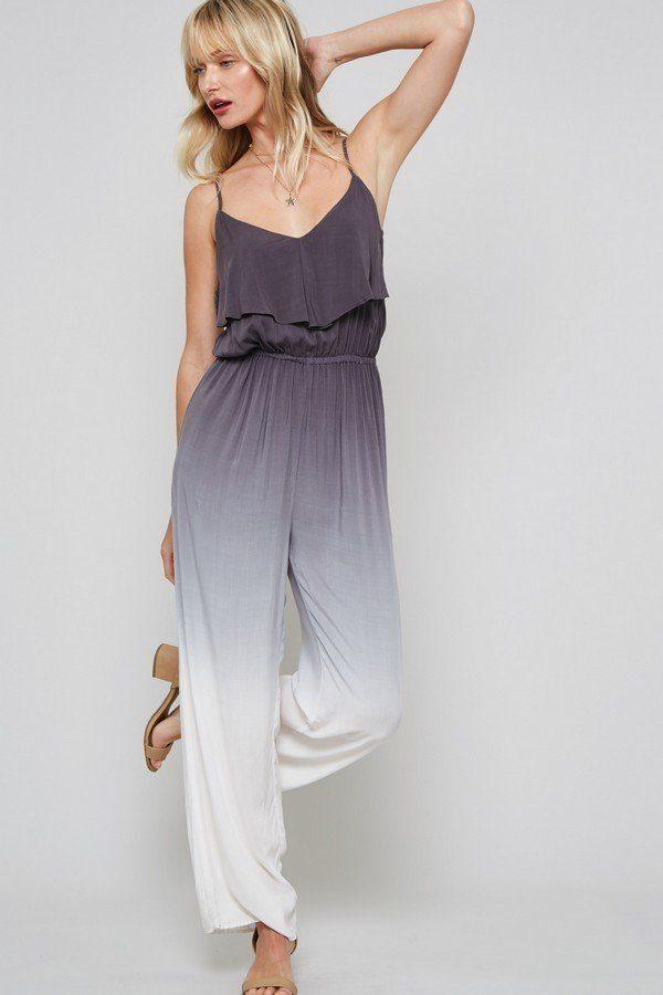 A Ombre Tie-dye Woven Jumpsuit - Absolute Fashion 2020