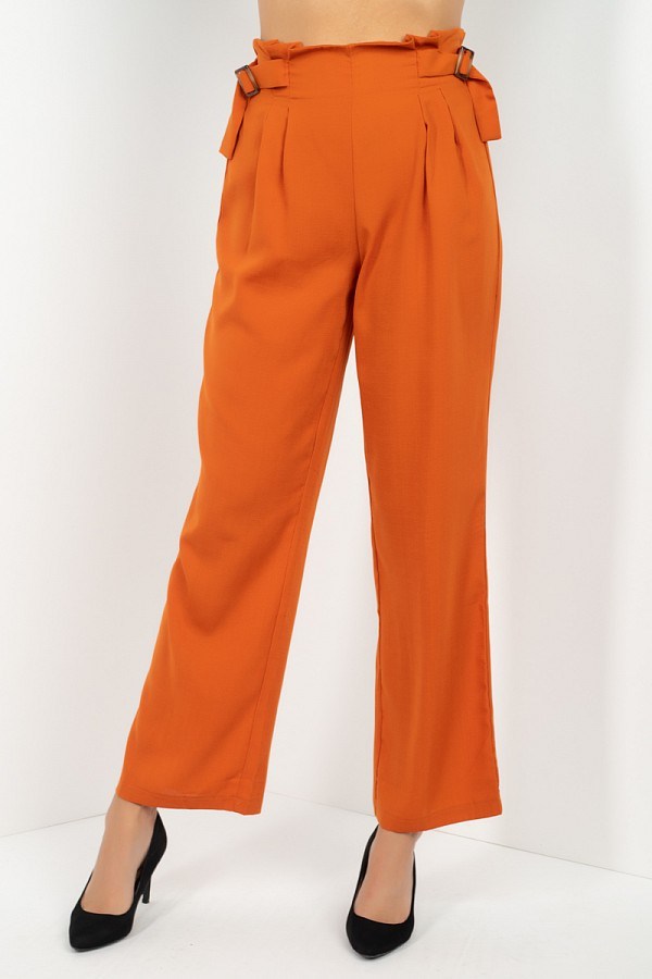High Waist Paperbag Wide Pants - Absolute Fashion 2020