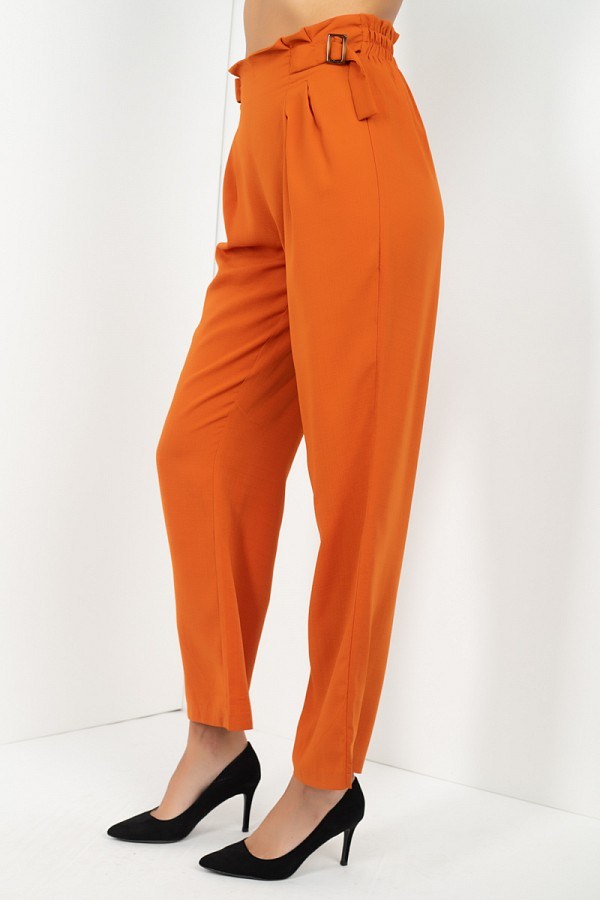 High Waist Paperbag Wide Pants - Absolute Fashion 2020