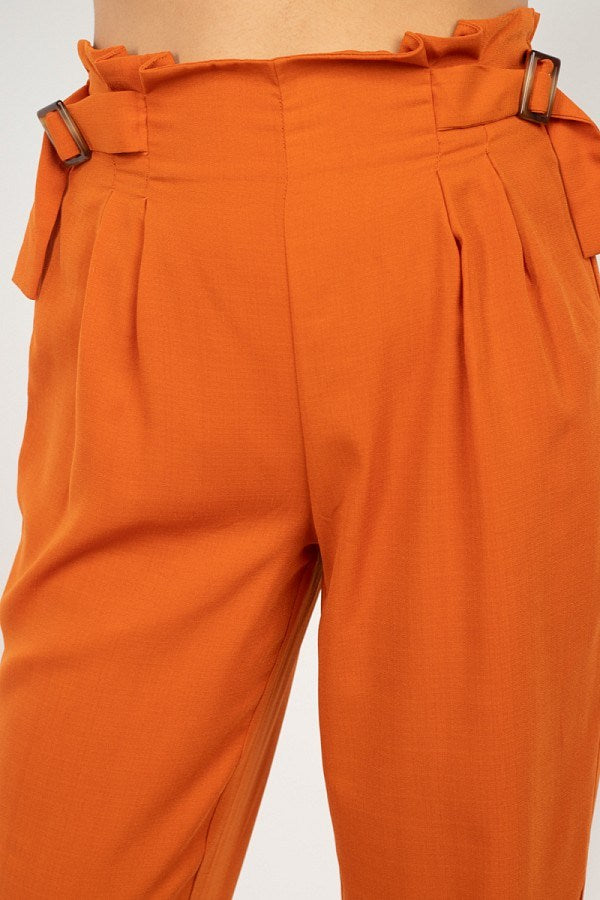 High Waist Paperbag Wide Pants - Absolute Fashion 2020