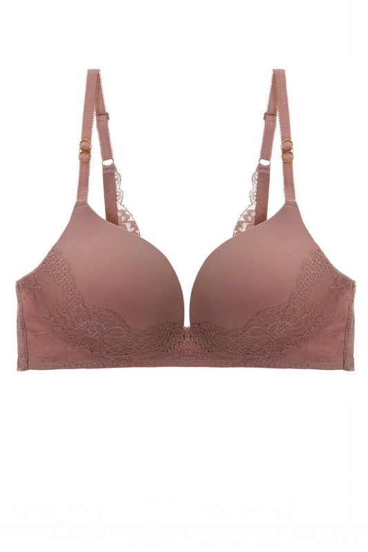Solid  Lace Demi Bra - Absolute Fashion 2020