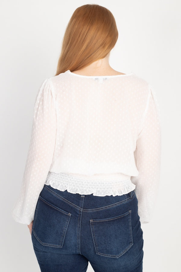 Waist Smoking V Neck Blouse - Absolute Fashion 2020