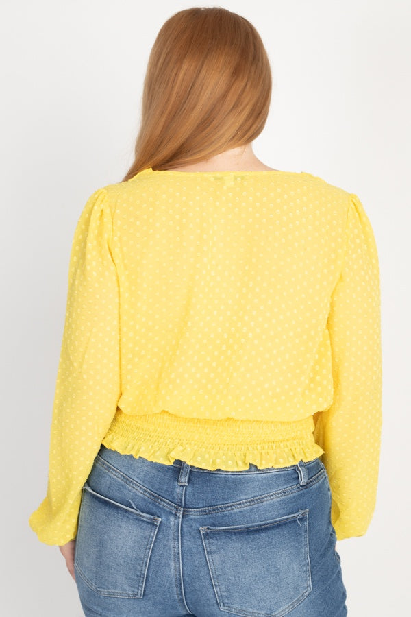 Waist Smoking V Neck Blouse - Absolute Fashion 2020