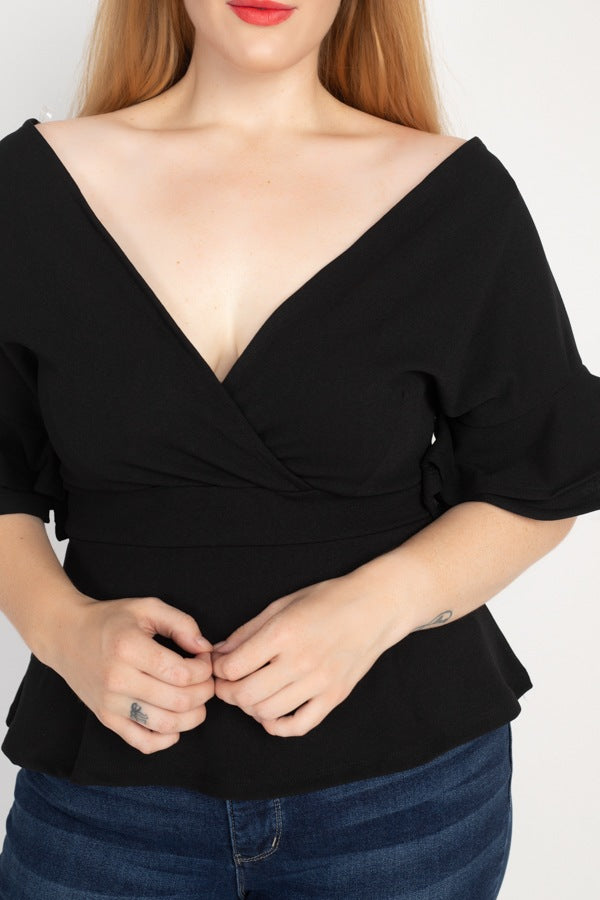 Tiered Ruffle Sleeve Top - Absolute Fashion 2020