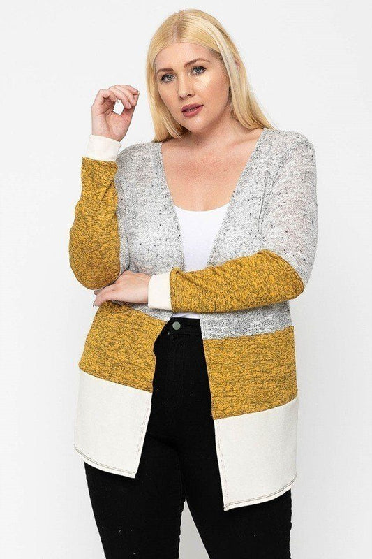 Color Block, Lightweight Cardigan - Absolute Fashion 2020