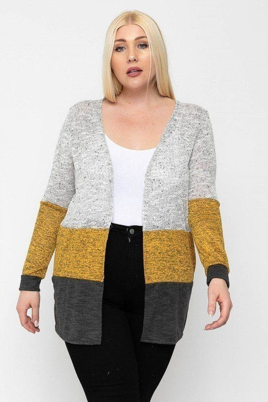 Color Block, Lightweight Cardigan - Absolute Fashion 2020