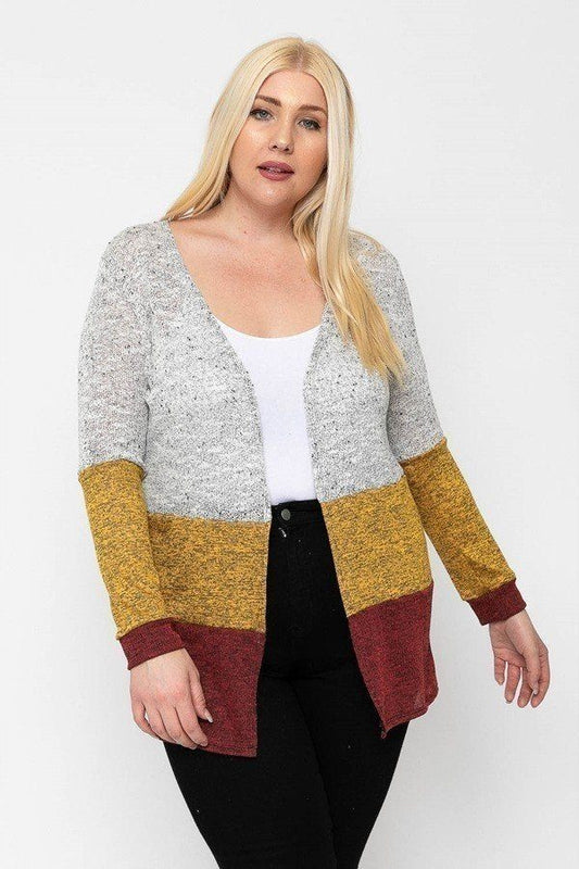 Color Block, Lightweight Cardigan - Absolute Fashion 2020