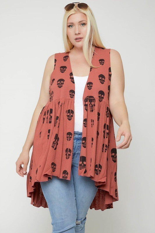 Sleeveless Cardigan Featuring A Long Flattering Silhouette - Absolute Fashion 2020