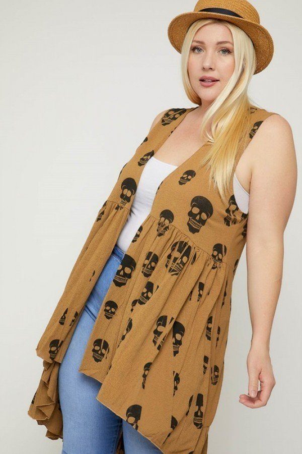 Sleeveless Cardigan Featuring A Long Flattering Silhouette - Absolute Fashion 2020