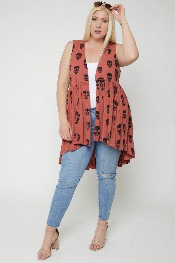 Sleeveless Cardigan Featuring A Long Flattering Silhouette - Absolute Fashion 2020