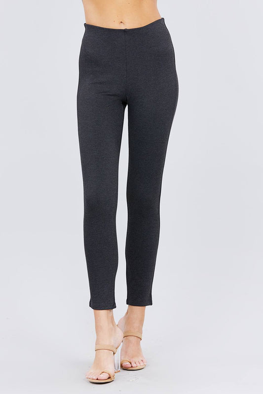 Waist Elastic Band Ponte Pants - Absolute Fashion 2020