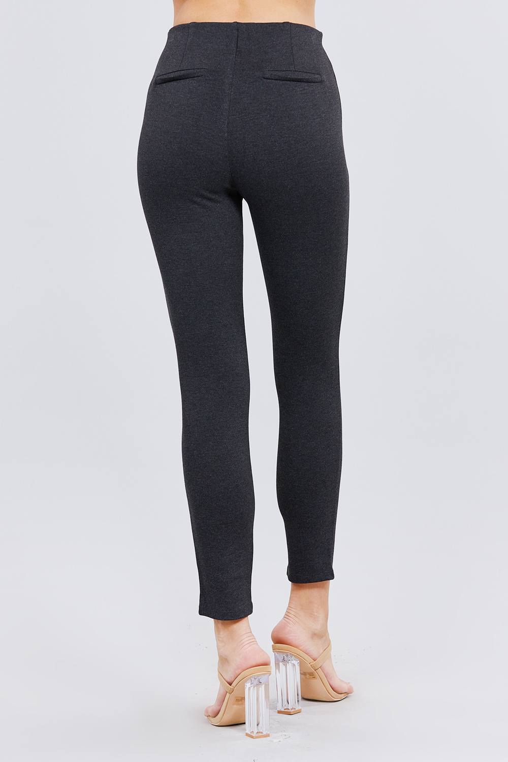 Waist Elastic Band Ponte Pants - Absolute Fashion 2020