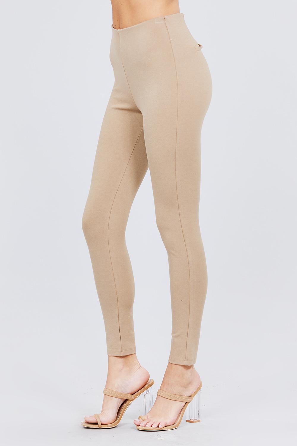 Waist Elastic Band Ponte Pants - Absolute Fashion 2020