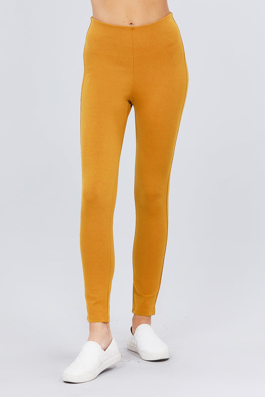 Waist Elastic Band Ponte Pants - Absolute Fashion 2020