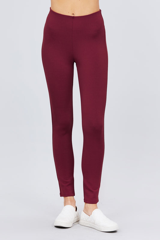 Waist Elastic Band Ponte Pants - Absolute Fashion 2020