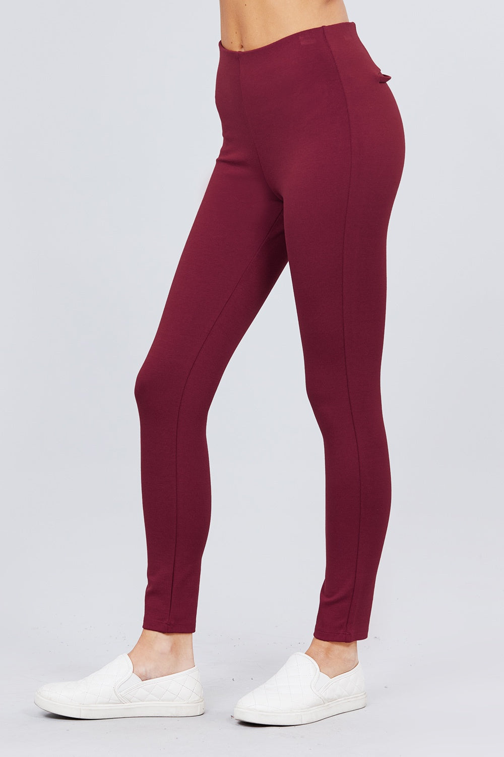 Waist Elastic Band Ponte Pants - Absolute Fashion 2020