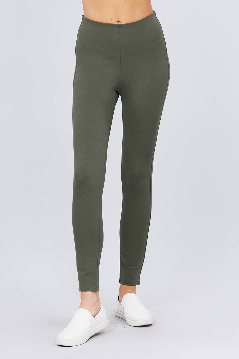 Waist Elastic Band Ponte Pants - Absolute Fashion 2020