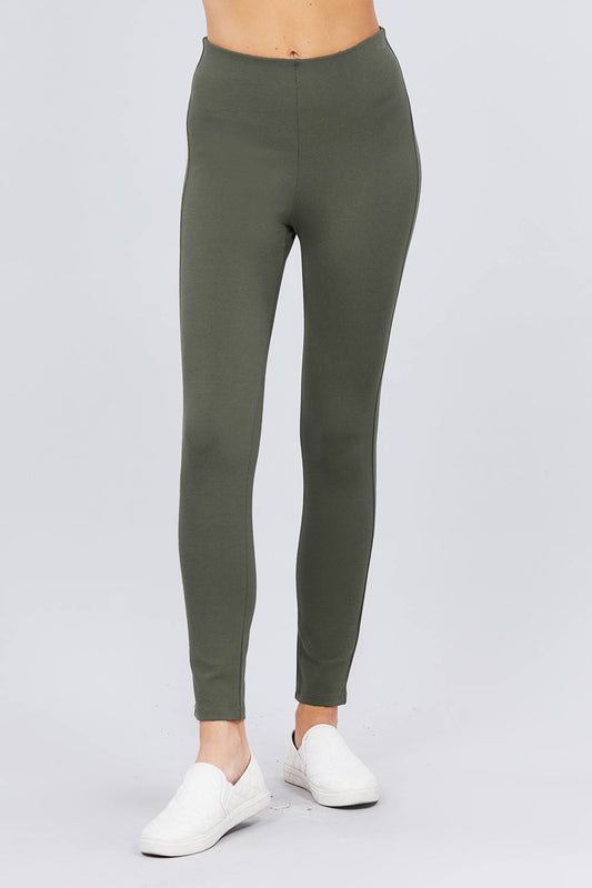 Waist Elastic Band Ponte Pants - Absolute Fashion 2020