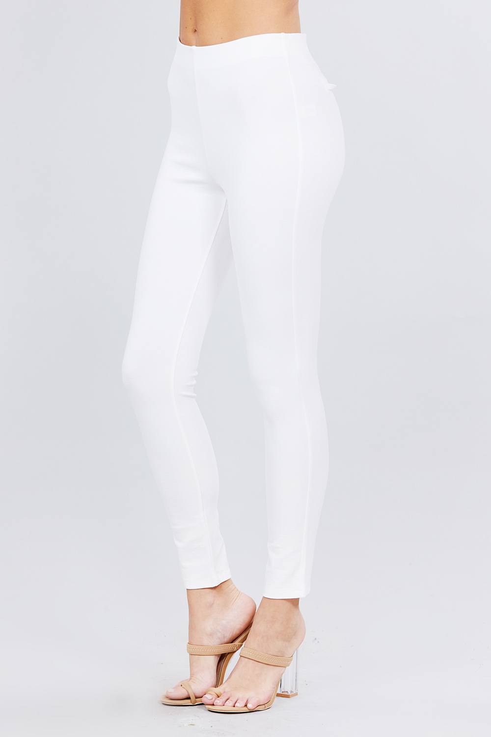 Waist Elastic Band Ponte Pants - Absolute Fashion 2020