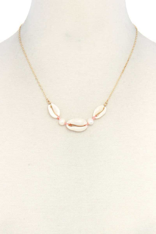 Triple Cowrie Shell Necklace - Absolute Fashion 2020