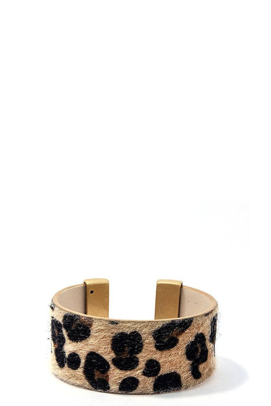 Chic Leopard Fur Fashion Bangle - Absolute Fashion 2020