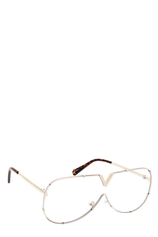 Fashion Clear Metal Sunglasses - Absolute Fashion 2020
