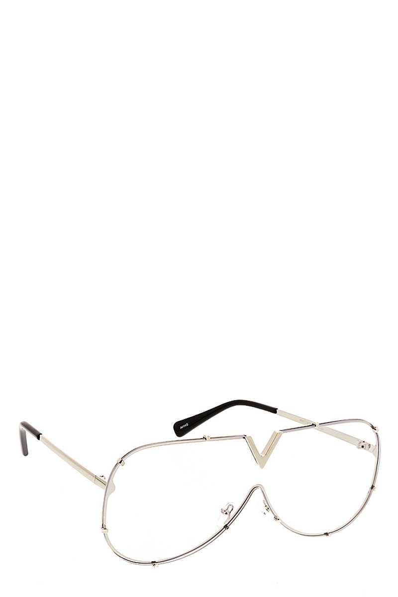Fashion Clear Metal Sunglasses - Absolute Fashion 2020
