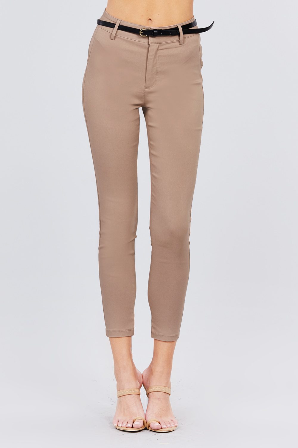 Bengaline Belted Pants - Absolute Fashion 2020