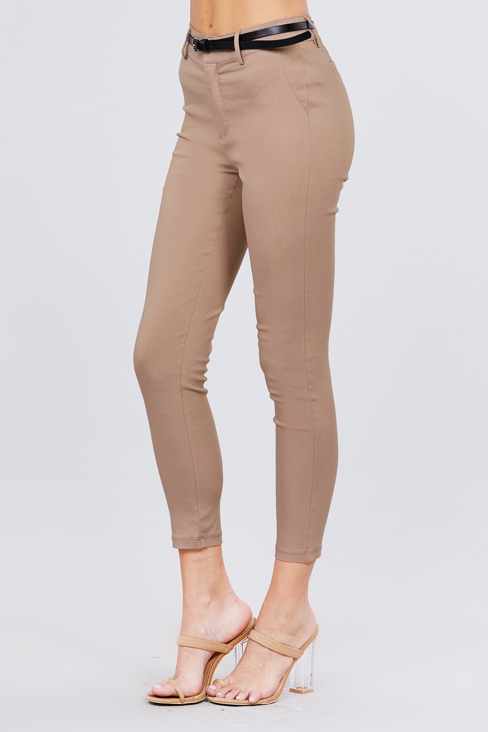 Bengaline Belted Pants - Absolute Fashion 2020