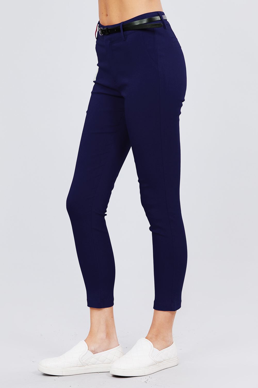 Bengaline Belted Pants - Absolute Fashion 2020