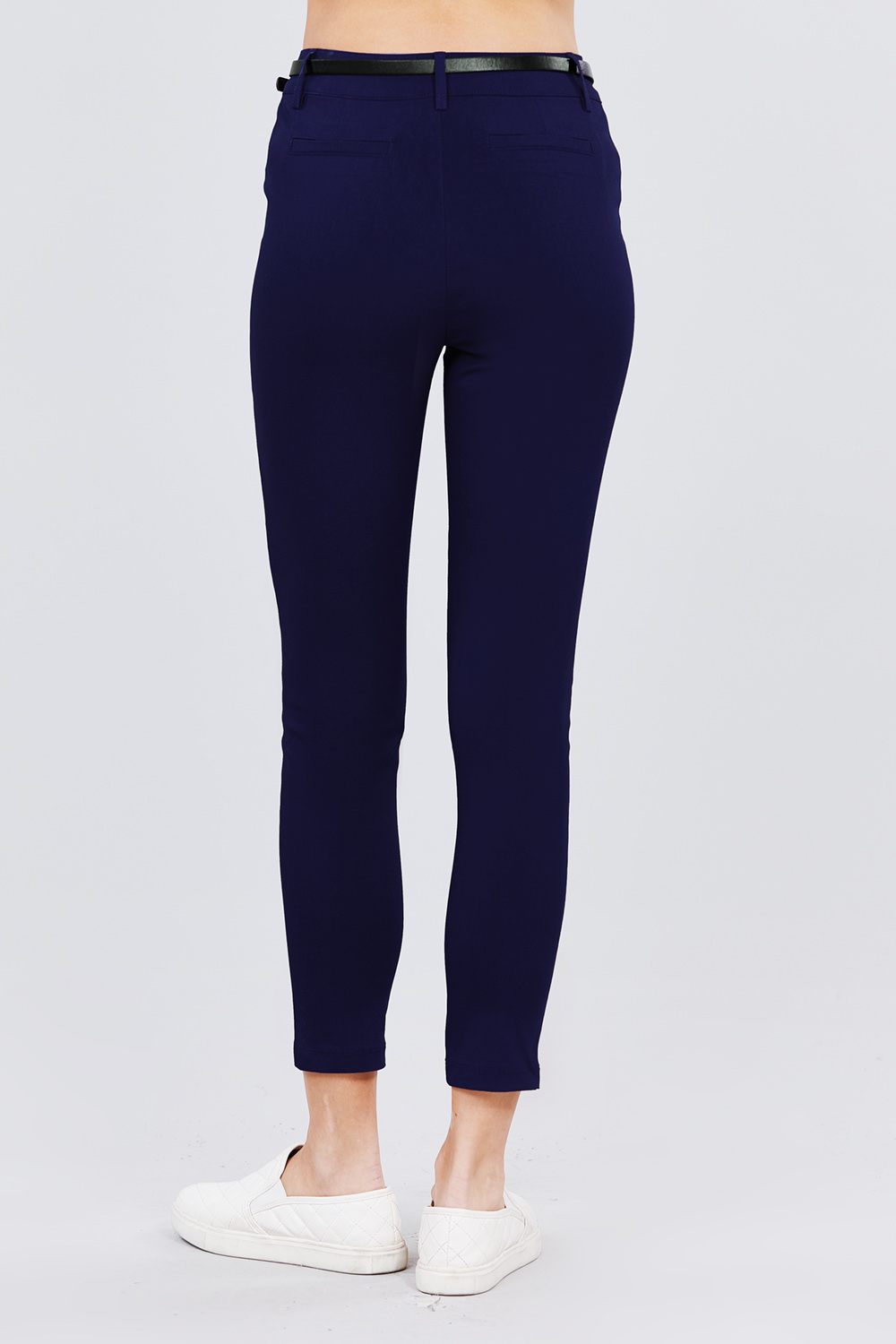 Bengaline Belted Pants - Absolute Fashion 2020