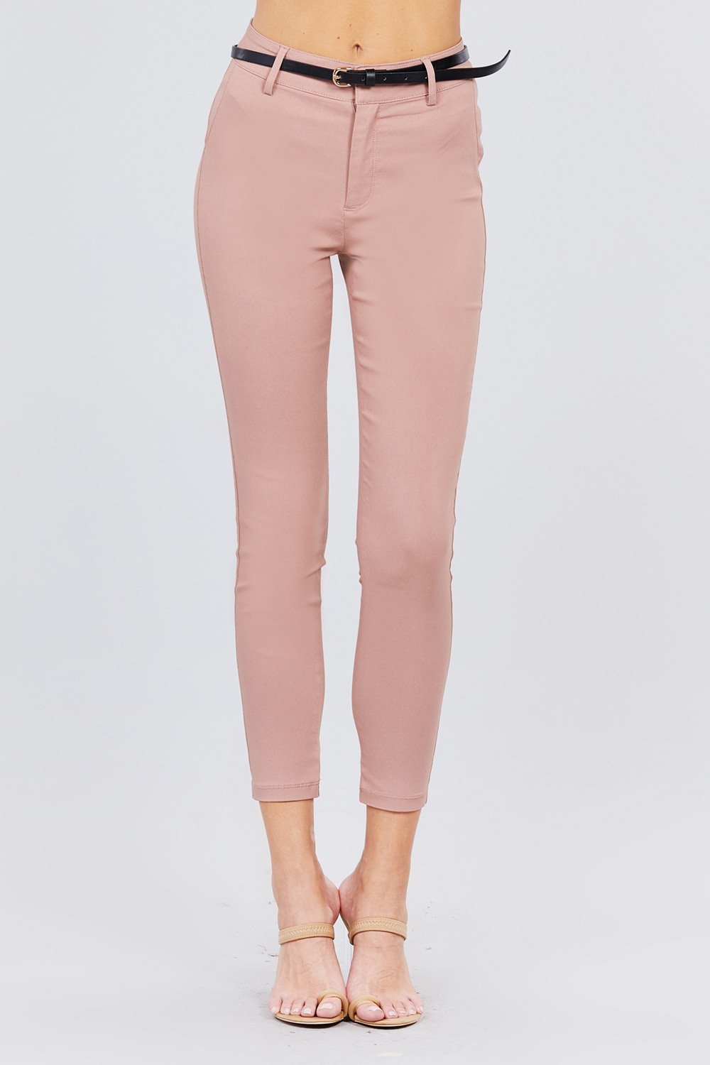 Bengaline Belted Pants - Absolute Fashion 2020