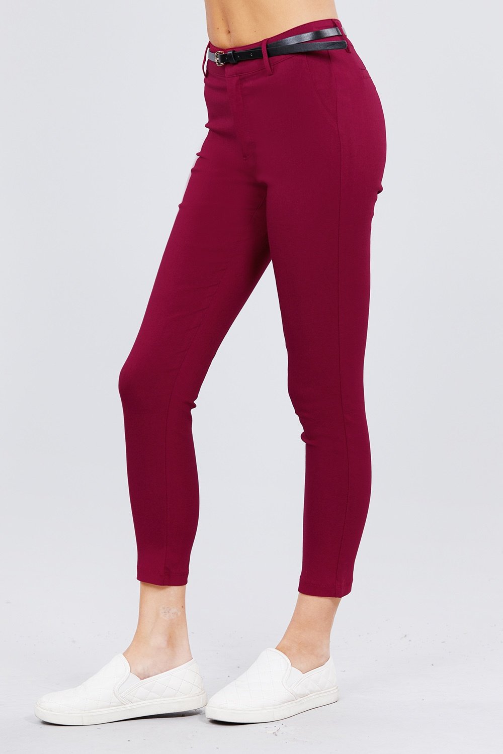 Bengaline Belted Pants - Absolute Fashion 2020