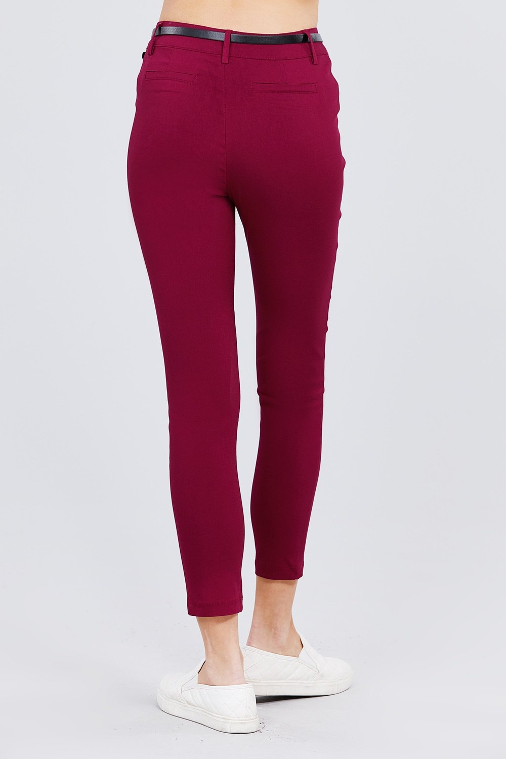 Bengaline Belted Pants - Absolute Fashion 2020