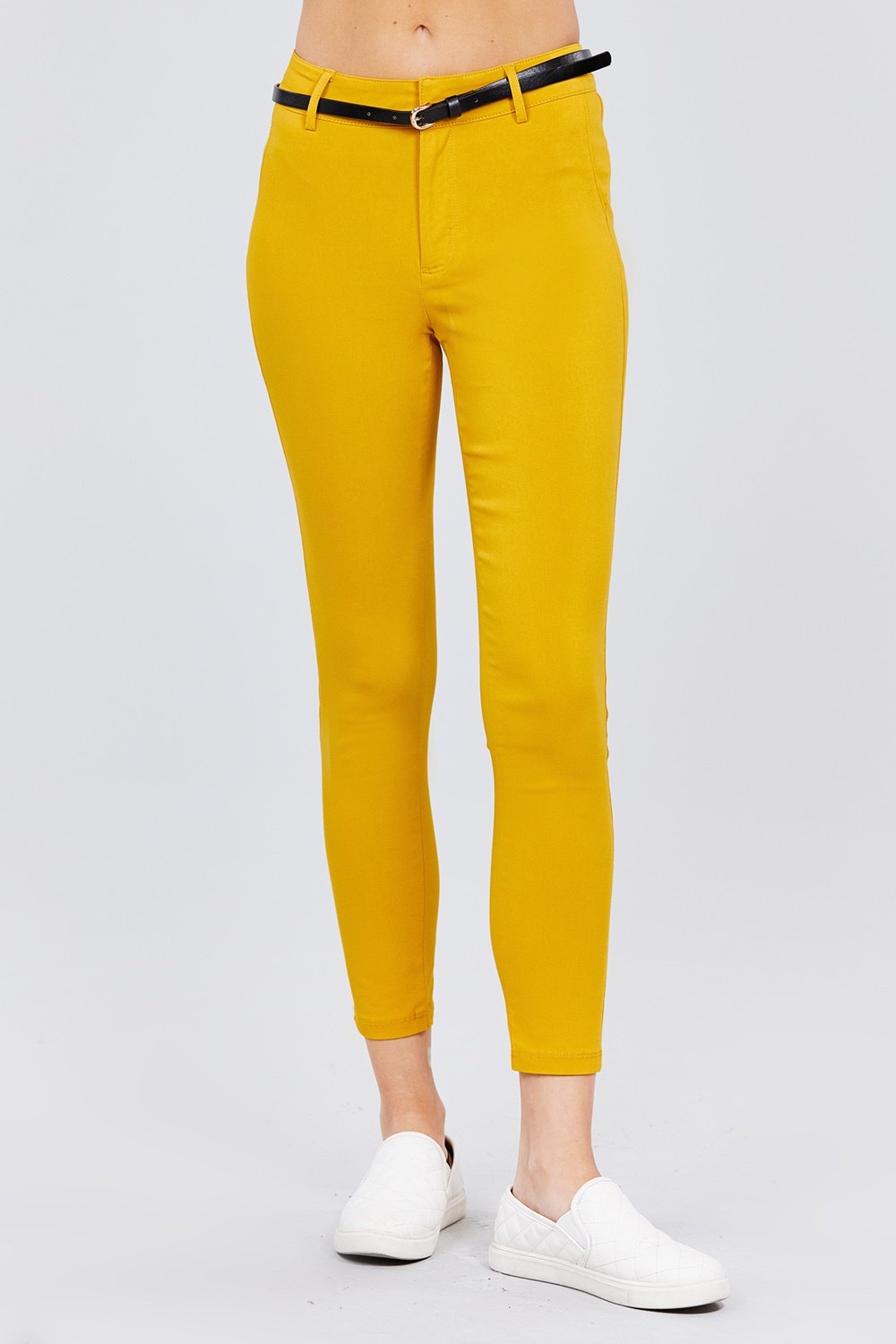 Bengaline Belted Pants - Absolute Fashion 2020