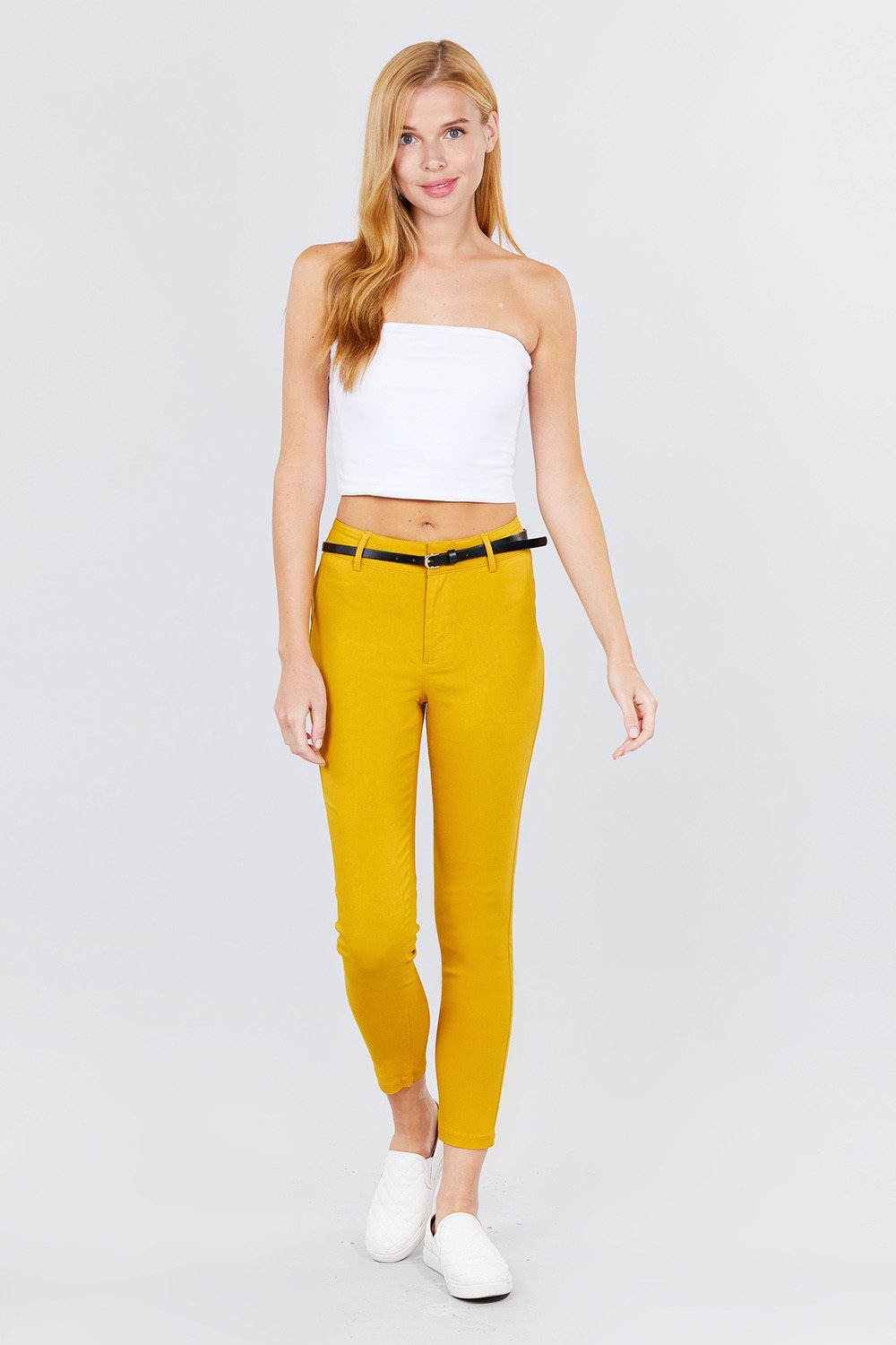 Bengaline Belted Pants - Absolute Fashion 2020