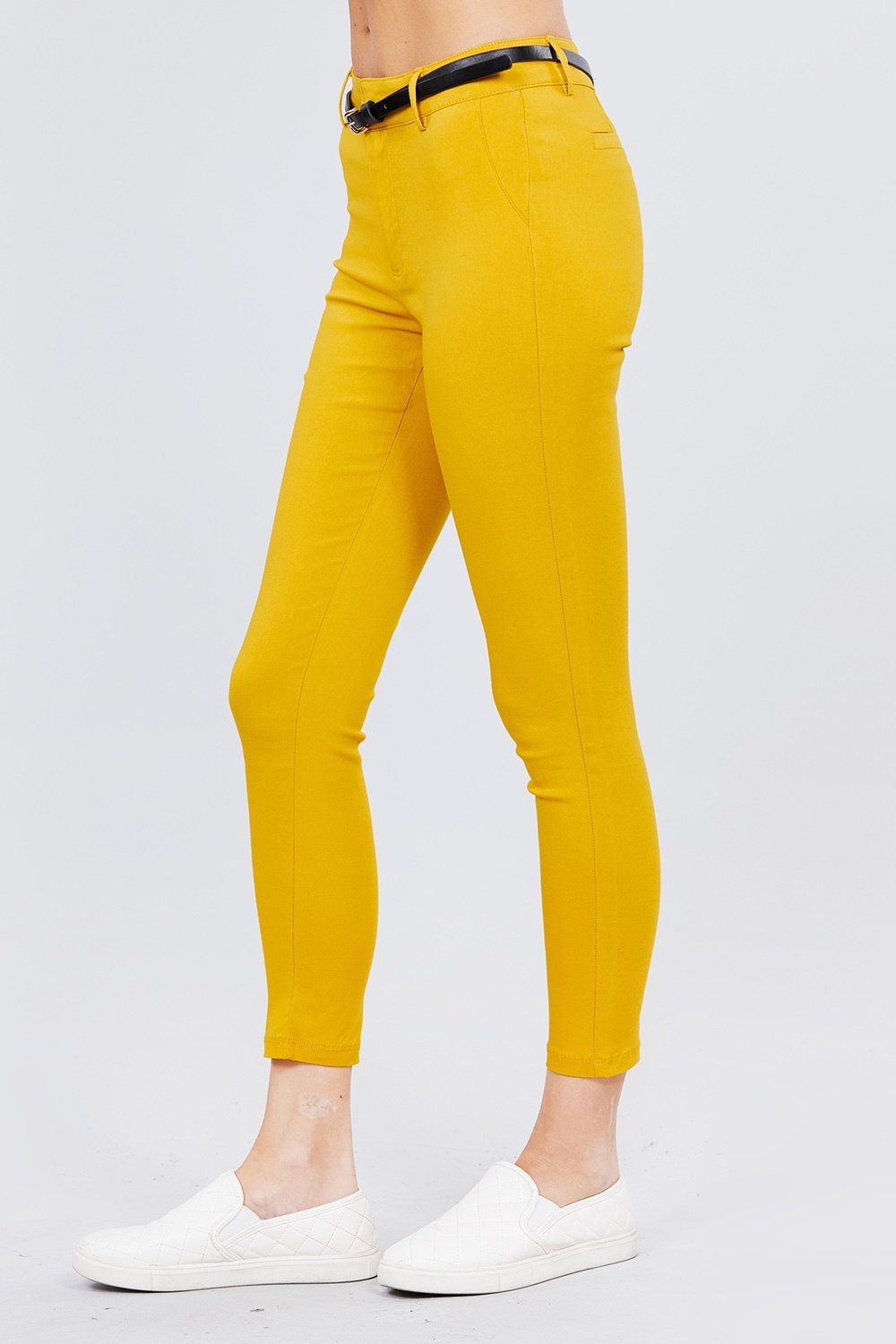 Bengaline Belted Pants - Absolute Fashion 2020